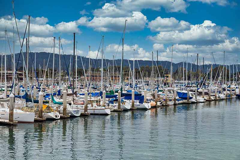 things to do in monterey bay yachts moored in the bay