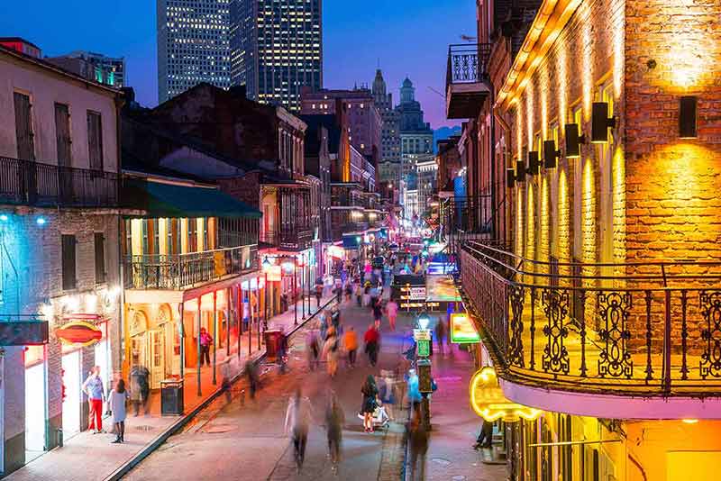 things to do in new orleans at night pubs and bars with neon lights