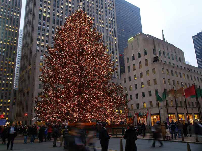 Christmas Tree Lighting At Rockefeller Center