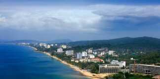 Aerial View Of The Resort Coast Of Vietnam, Phu Quoc