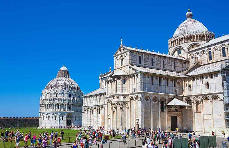Pisa Cathedral And San Giovanni Battistero, Piazza Del Duomo