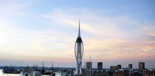 things to do in portsmouth skyline with Emirates tower dominating the skyline