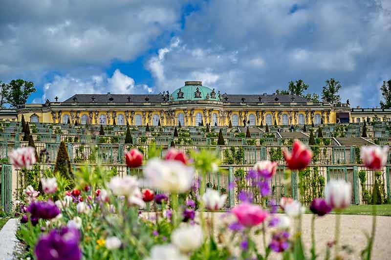 Sanssouci Palace In Potsdam, Germany