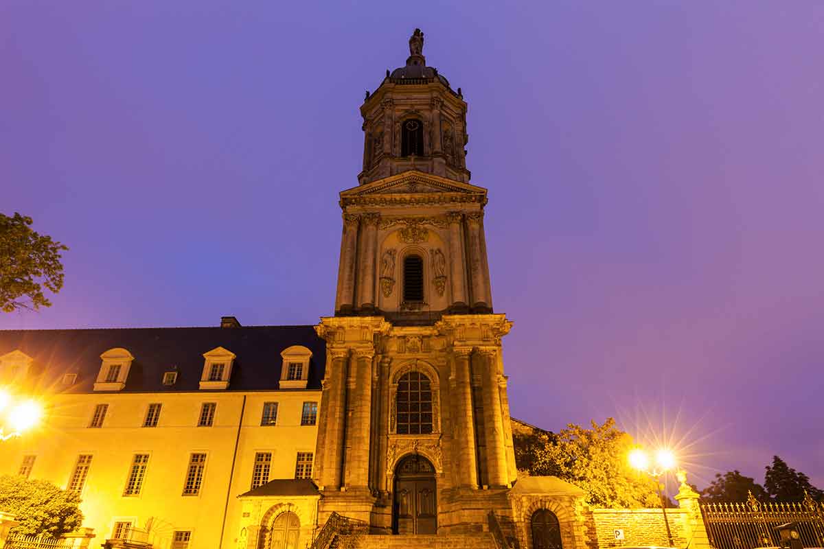 Notre-Dame-En-Saint-Melaine Church In Rennes