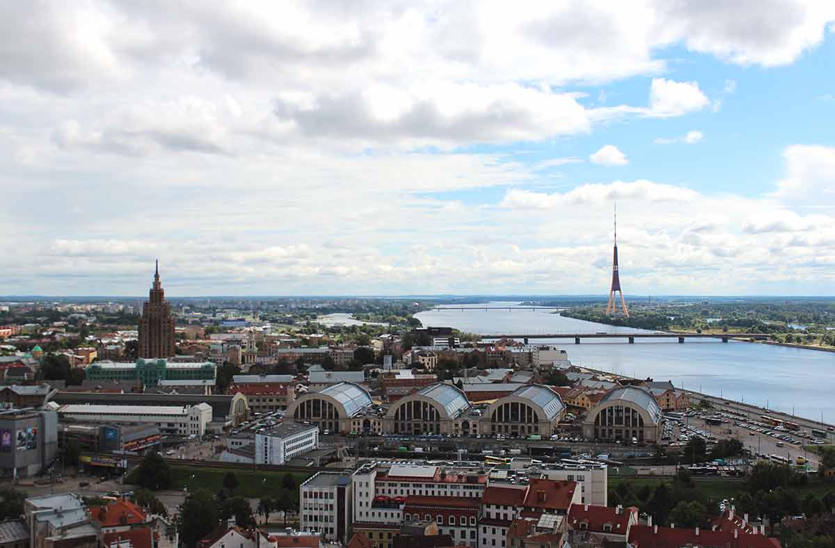 things to do in riga aerial view