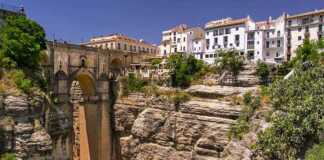 The Historic Bridge, Puente Nuevo In The White Village