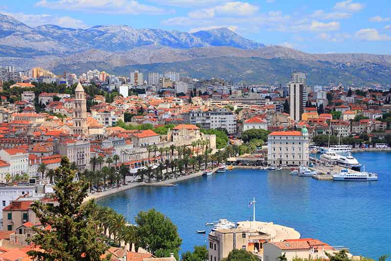 things to do in split croatia waterfront aerial view