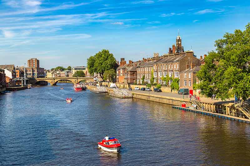 boating on the River Ouse is one of the things to do in york with kids