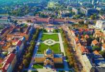 things to do in zagreb historic city center aerial view