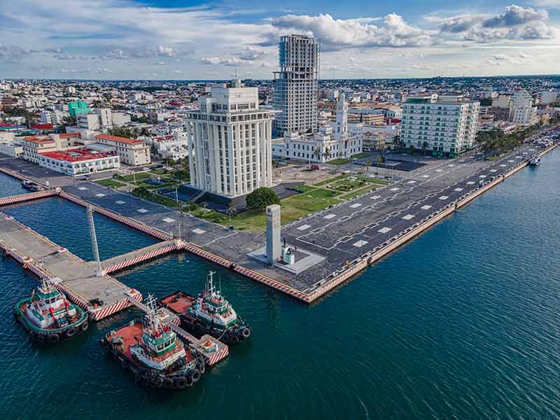 things to do veracruz aerial of Veracruz city