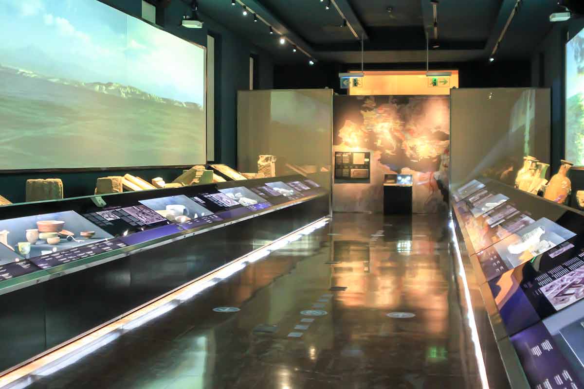 Interior Of The Archaeological Museum Of Alicante