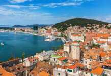 things to see and do in split Split waterfront and Marjan Hill aerial view