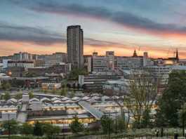 things to see in Sheffield cityscape at dusk