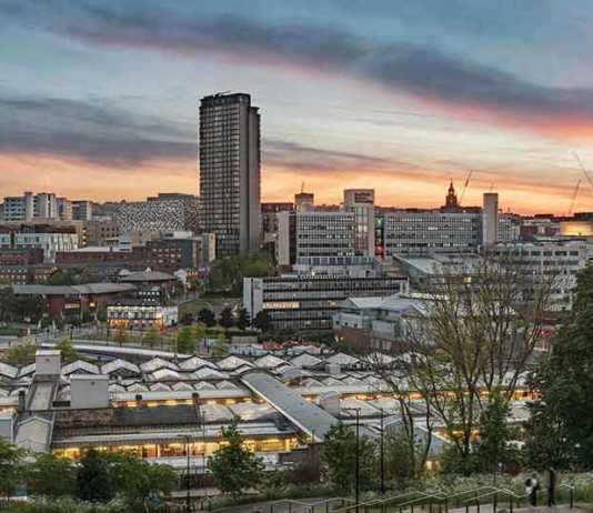 things to see in Sheffield cityscape at dusk