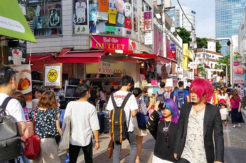 Takeshita Street, Harajuku Tokyo