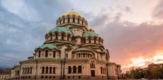Alexander Nevsky Cathedral In Sofia, Bulgaria