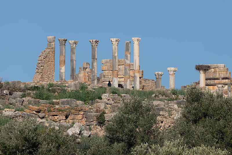 Volubilis Is A Partly Excavated Berber City In Morocco