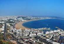 20 Magical Moroccan Cities And Towns That Look Straight Out Of A Movie Agadir aerial view of bay and buildings