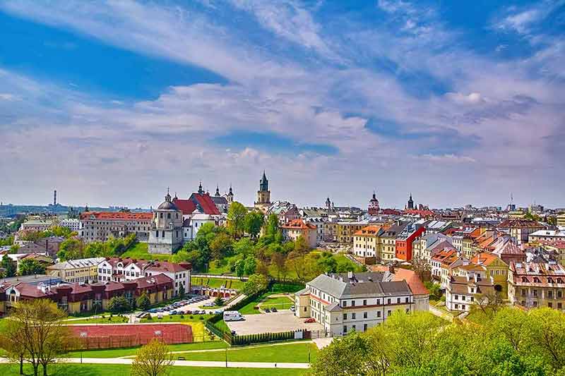 top cities in poland Lublin wide view