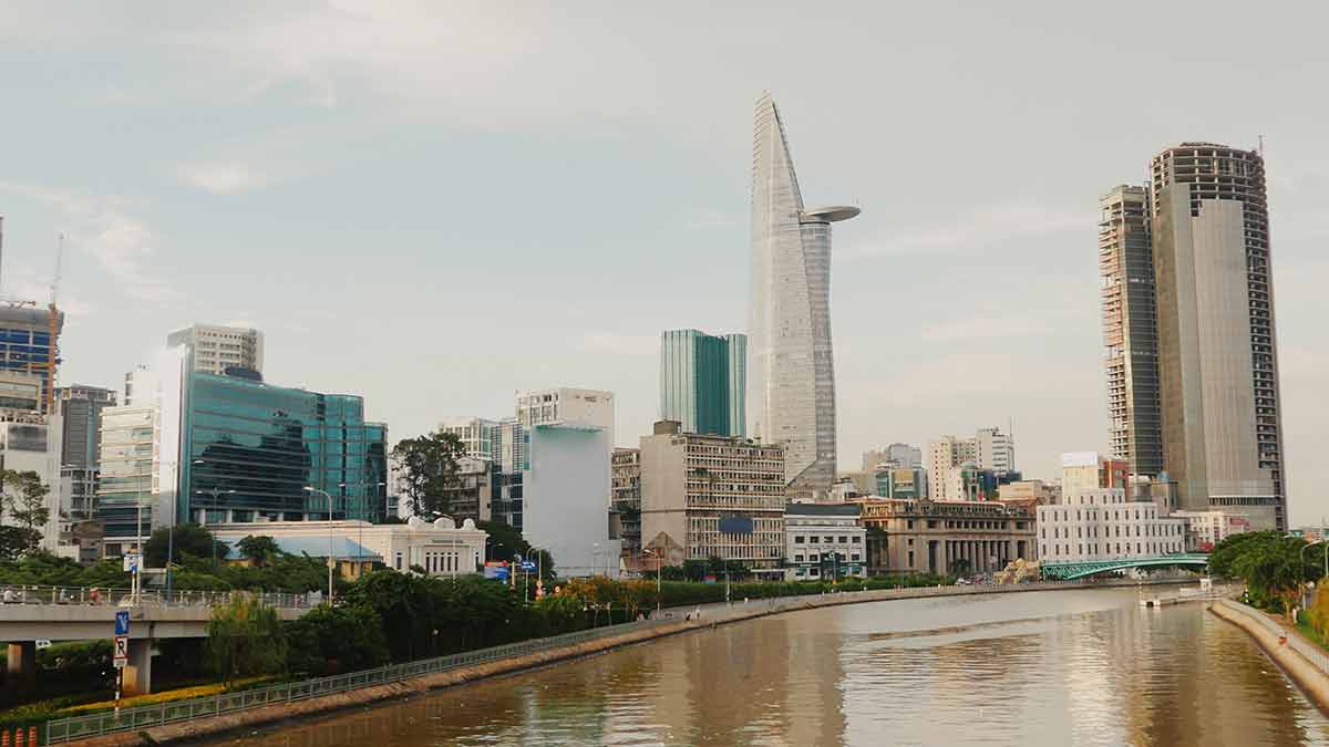 Panoramic view of Ho Chi Minh City