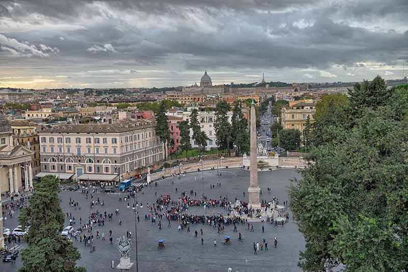top landmarks in rome Piazza del Popolo