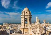 Bell Tower Of Cadiz Cathedral