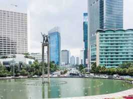 Selamat Datang Monument Placed In A Famous Square