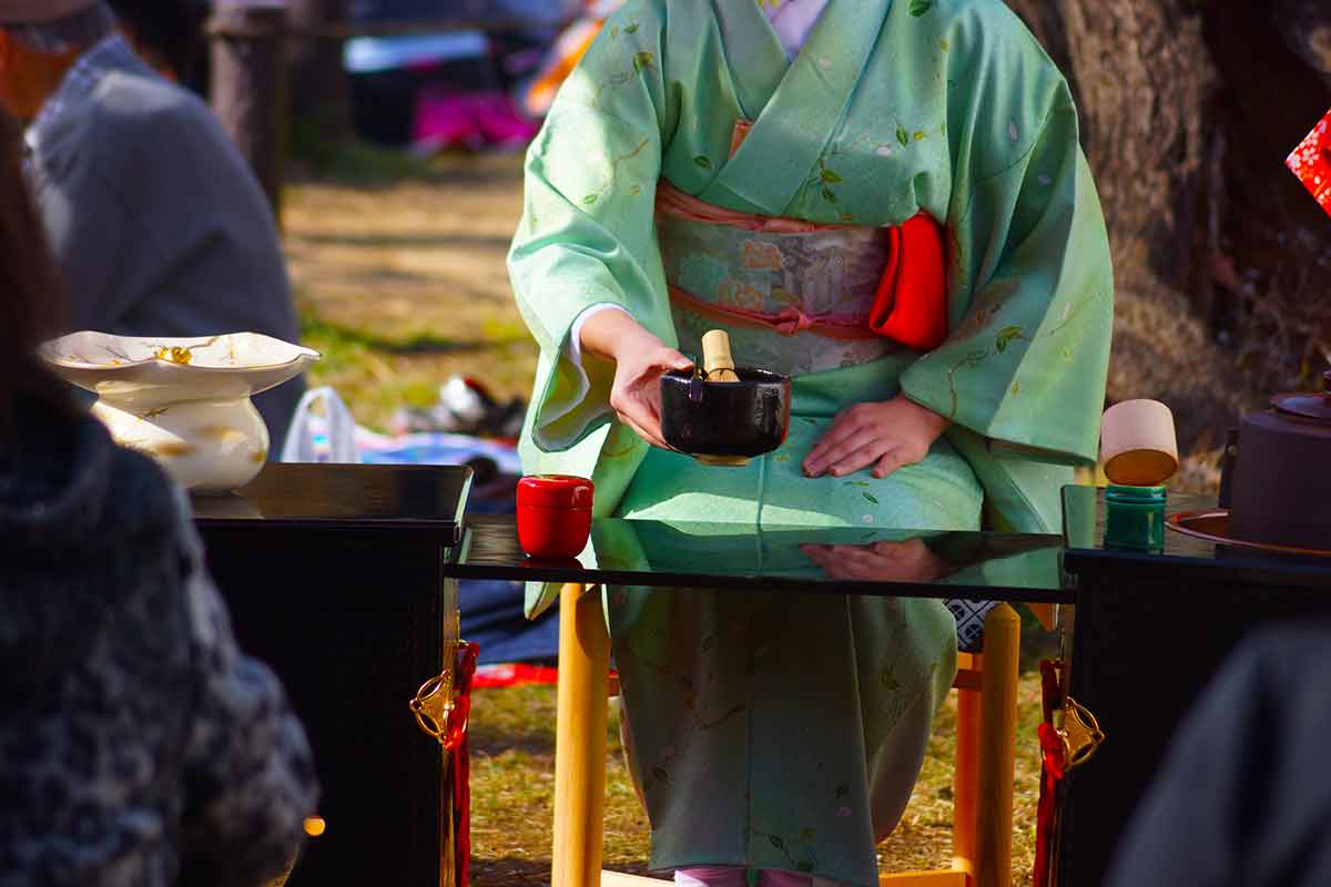 Japanese Clothes And Matcha
