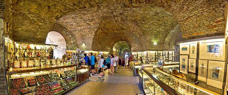 top things to do in split shops in the catacombs