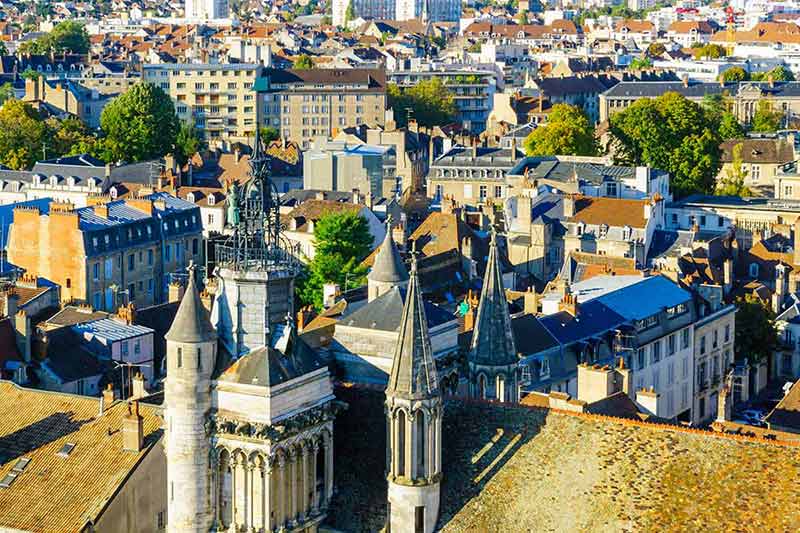 the historic center of Dijon
