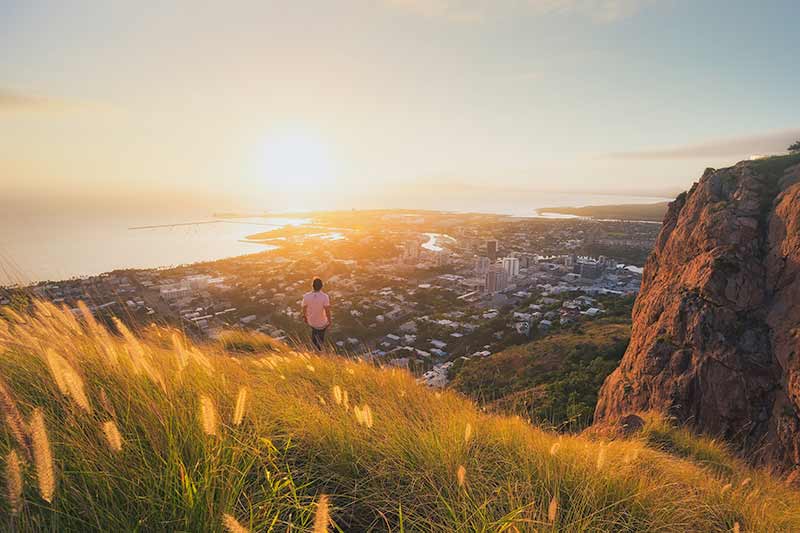 Castle Hill Lookout has a top view of townsville