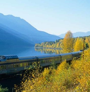 train across canada in autumn