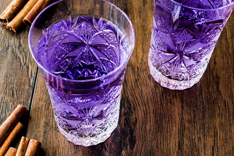 turkish drinks violet sherbet menekse serbeti