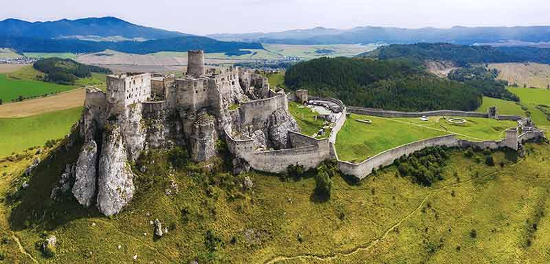 Aerial View Of Spis Castle (Spišský Hrad)