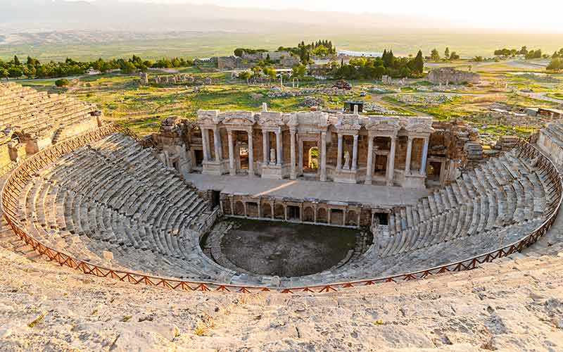 Hierapolis Ancient City Pamukkale Turkey