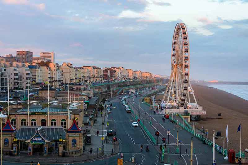 The Brighton Wheel And Seafront