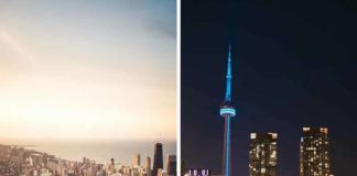 Chicago and Toronto