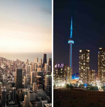 Chicago and Toronto