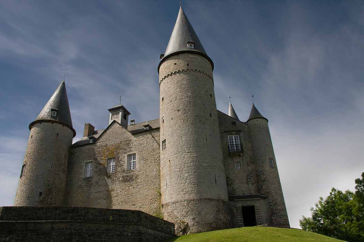 veves castle in Belgium