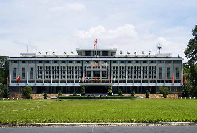 The Reuinification Palace In Ho Chi Minh City