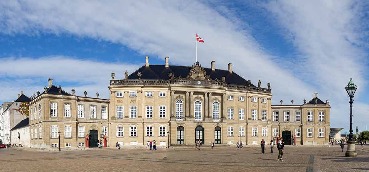 Amalienborg Palace In Copenhagen