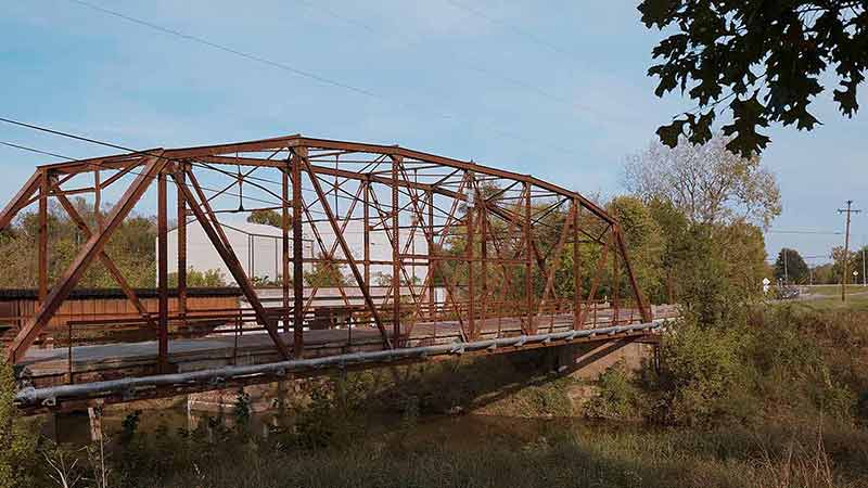 what are some famous landmarks in Oklahoma Original Route 66 Bridge