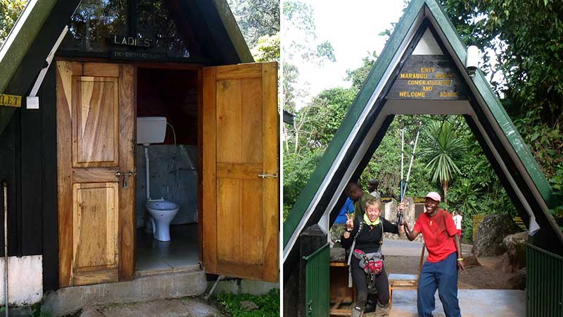 mount kilimanjaro pictures of toilets