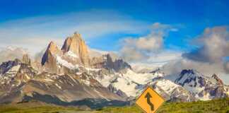 Highway Road To El Chalten, Fitz Roy, Patagonia Argentina