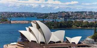 Sydney Harbour With Opera House In Foreground