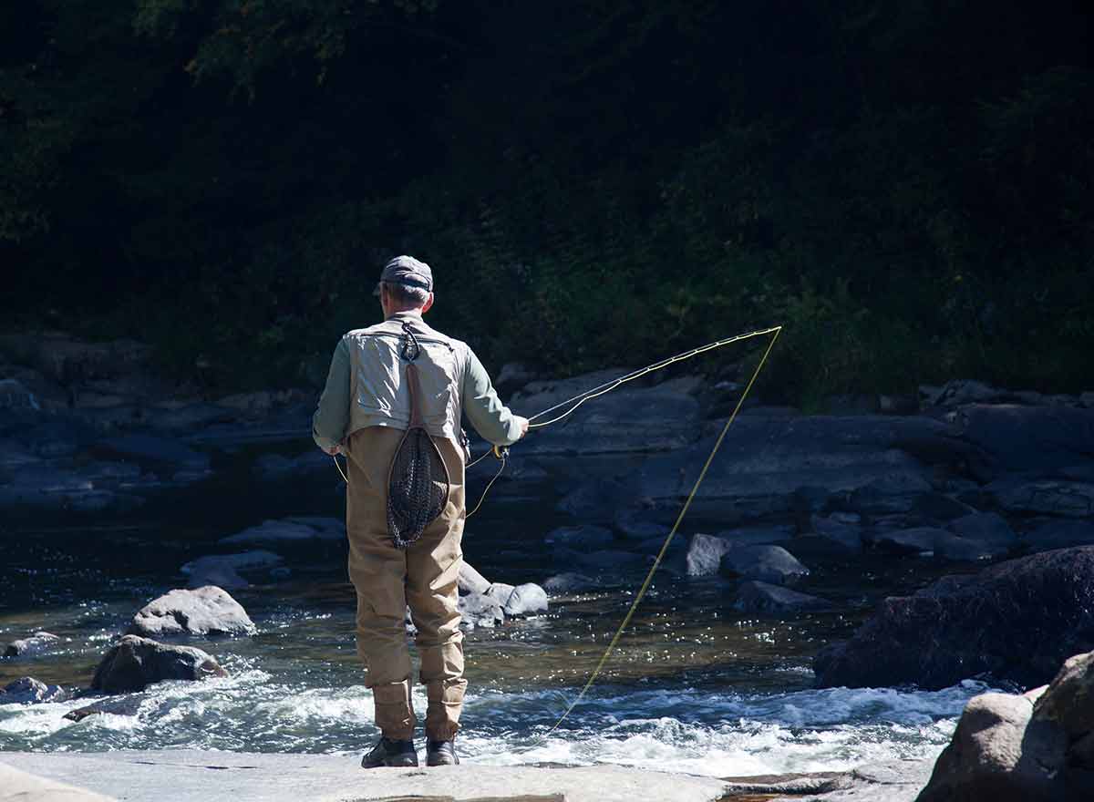 Fisherman In Maryland