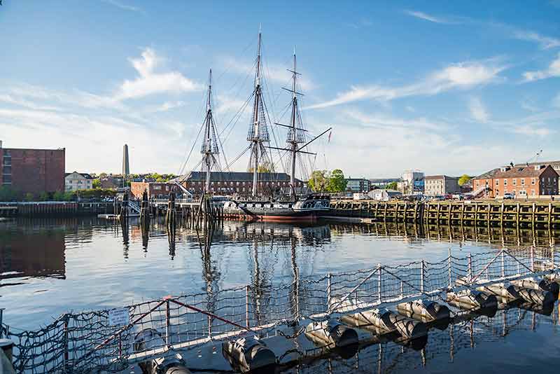 USS Constitution Boat In Boston