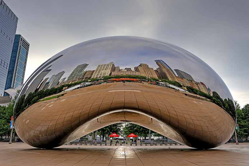 Cloud Gate In Chicago, Illinois