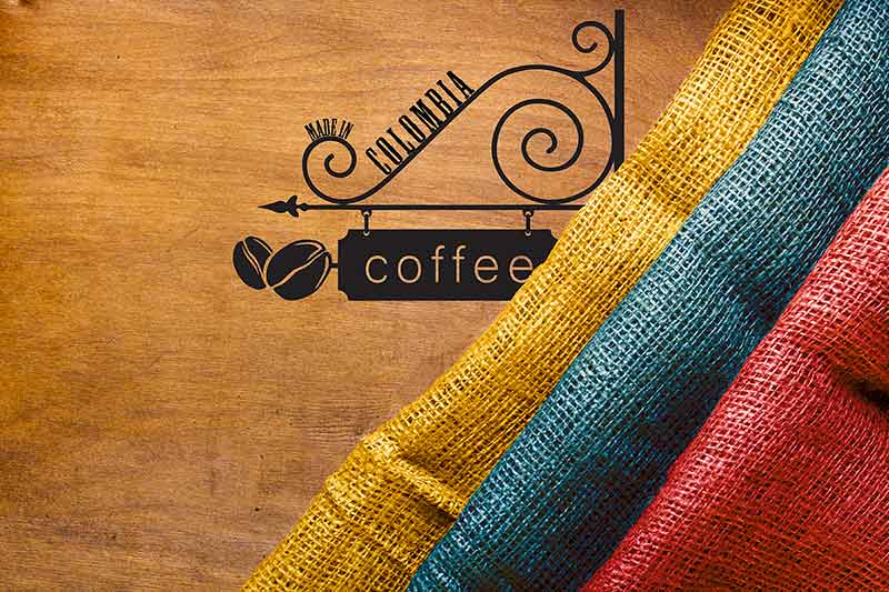 Poster Colombian Coffee