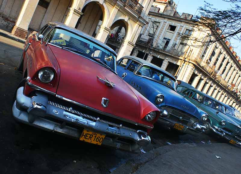 Old American Cars In Havana